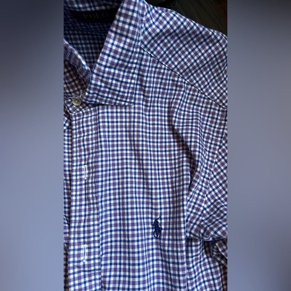 Mens medium Ralph Lauren polo button down